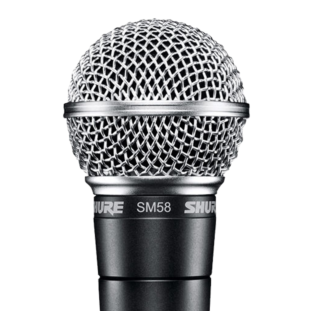 Shure SM58 Dynamic Vocal Microphone Close Up